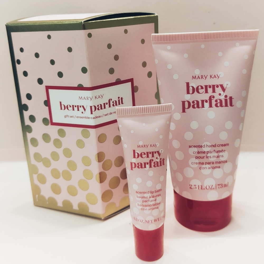 Mary Kay Berry Parfait Hand Cream and Lip Balm